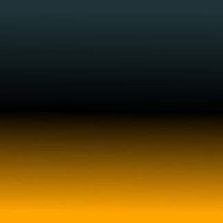 BLUEGREEN BLACK ORANGE Original Gradient Canvas