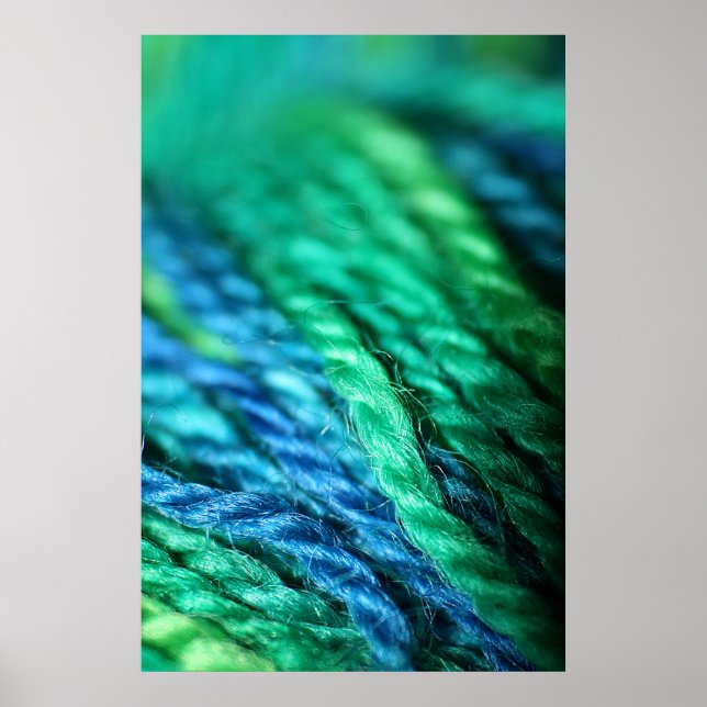 BlueGreenWool Poster (Framsidan)