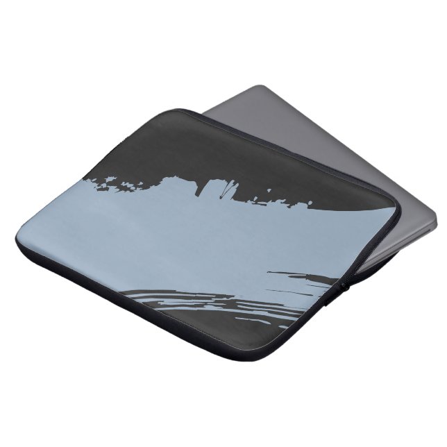 BlueHaze Noir laptopslev Laptop Fodral (Framsida topp)