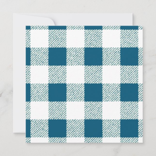 Blueish Grönt Gingham Check Mönster (Framsida)