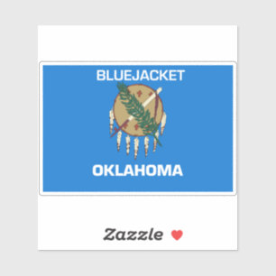 Bluejacket Oklahoma Klistermärken