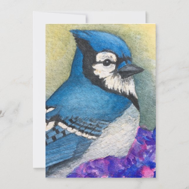 Bluejay Bird Tack, ditt kort Blue Jay Vänskap (Framsida)