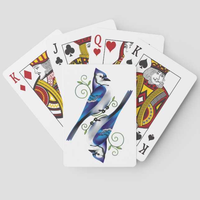 Bluejay Day Spel Kort (Baksidan)
