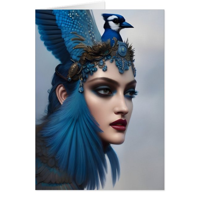 Bluejay Goddes Tillfällen Greeting Card Hälsningskort (Framsidan)