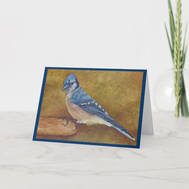 Bluejay-hälsningskort Kort (Framsida)