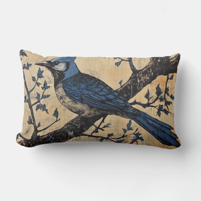 Bluejay II Dekorativ kudde (Framsida)