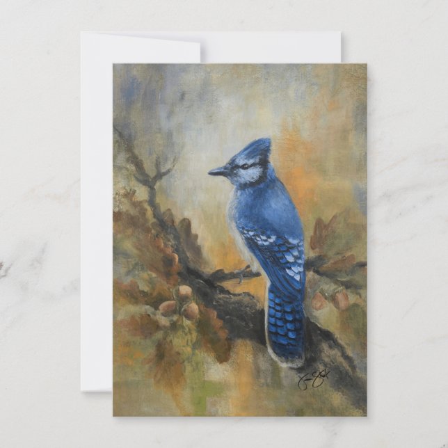 Bluejay "Jaybird" by Jason Street Tack Kort (Framsida)