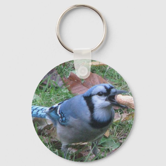 Bluejay Keychain av Koobjörn Nyckelring (Framsida)