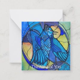 "Bluejay" tänker på dina kort