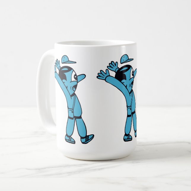 Blueman 2 kaffemugg (Framsida vänster)