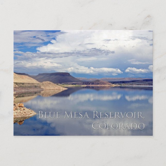 BlueMesaReservoirPostcard Vykort (Framsida)