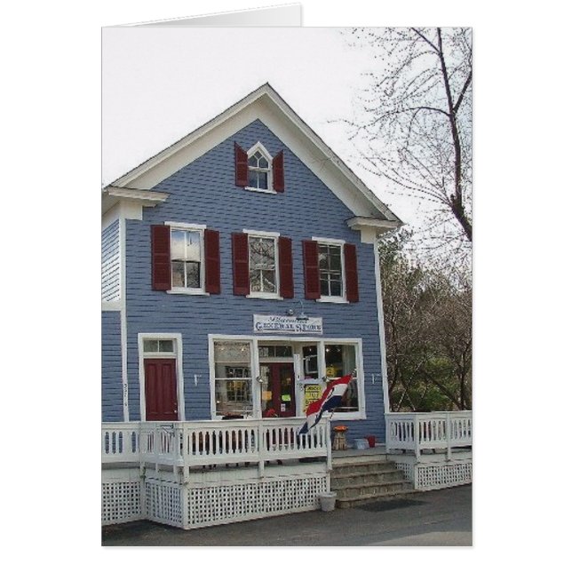 Bluemont VA General Store Hälsningskort (Framsidan)