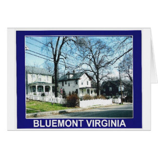 BLUEMONT VIRGINIA HÄLSNINGSKORT