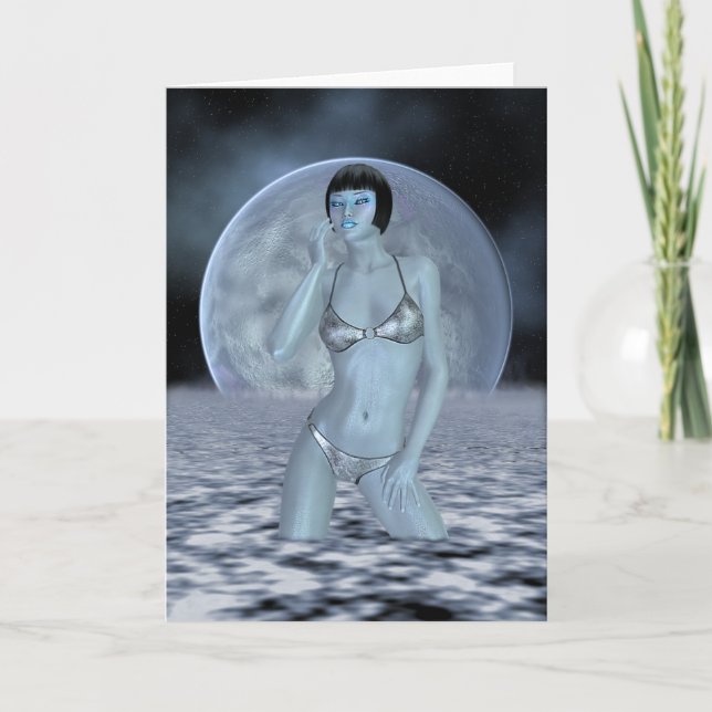 Bluemoon Hälsningskort Kort (Framsida)