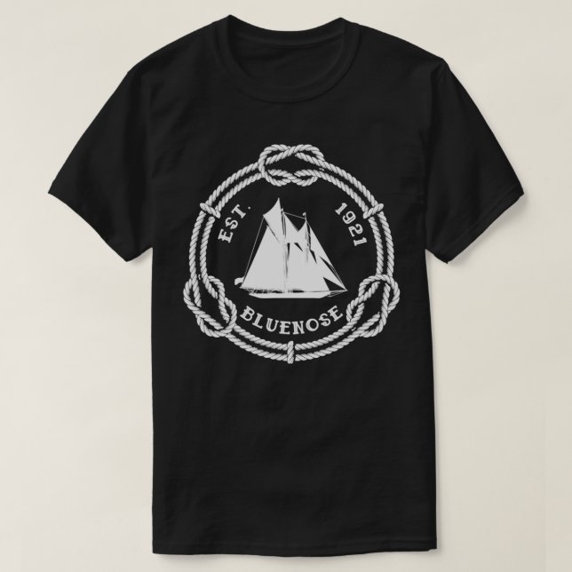 Bluenose 1921 WT T Shirt (Design framsida)
