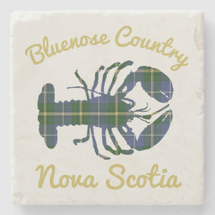 Bluenose Land N.S. Tartan Lobster underlägg marmor