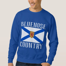 Bluenose Land Öster Kusten Nova Scotia T-Shirt Lång Ärmad Tröja