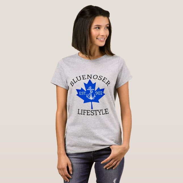 Bluenoser Lifestyle Maple löv 902 Eh! T Shirt (Hel framsida)