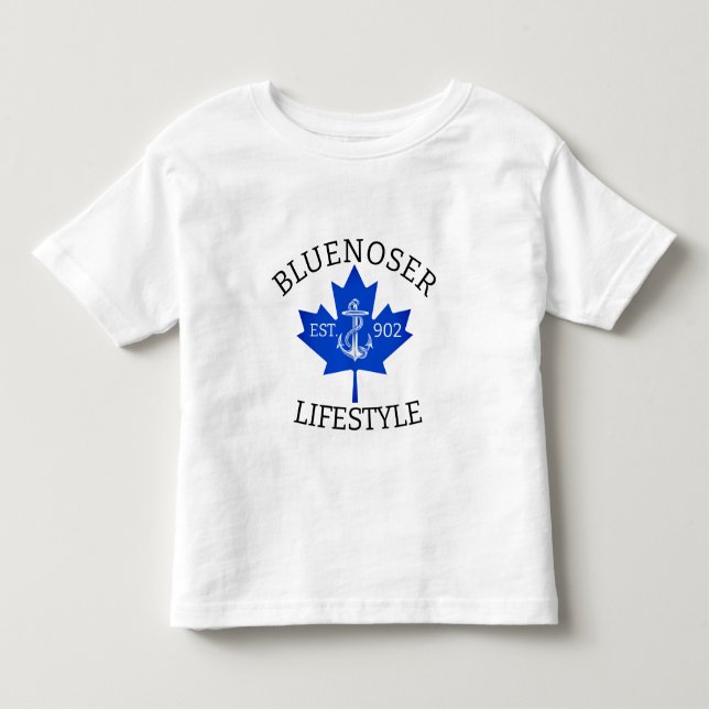 Bluenoser Lifestyle Maple löv 902 Eh! T Shirt (Framsida)
