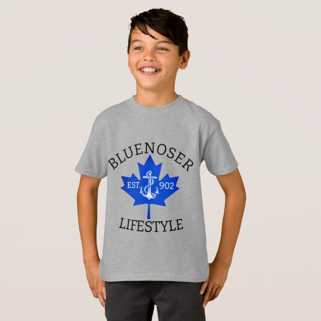 Bluenoser Lifestyle Maple löv 902 Eh! T Shirt (Hel framsida)