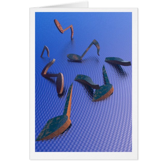 BlueNotes Hälsningskort (Framsidan)