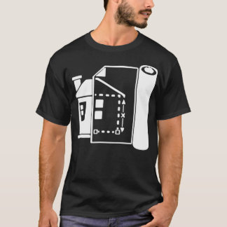Blueprint House Architect 1 T Shirt