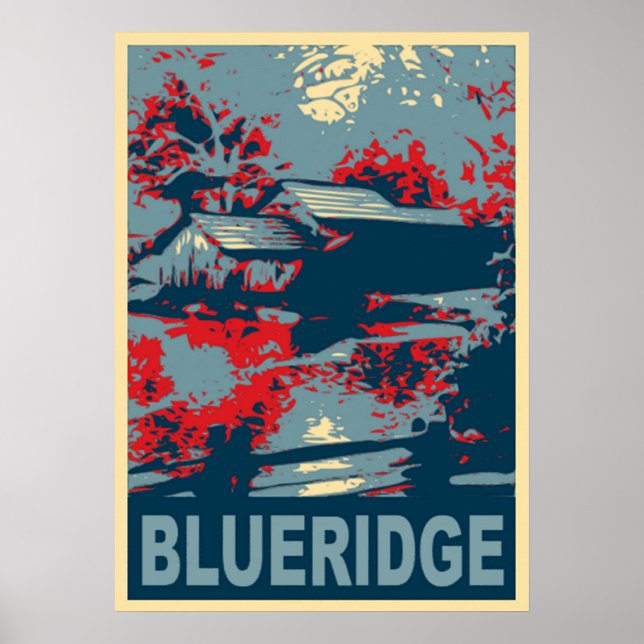 Blueridge Mountains VA, Mabry Mill Poster (Framsidan)