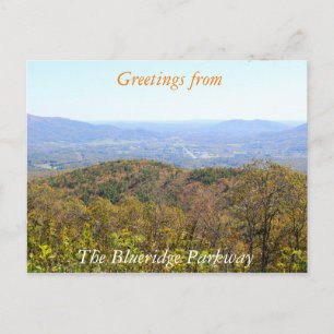 Blueridge Parkway-vykort Vykort