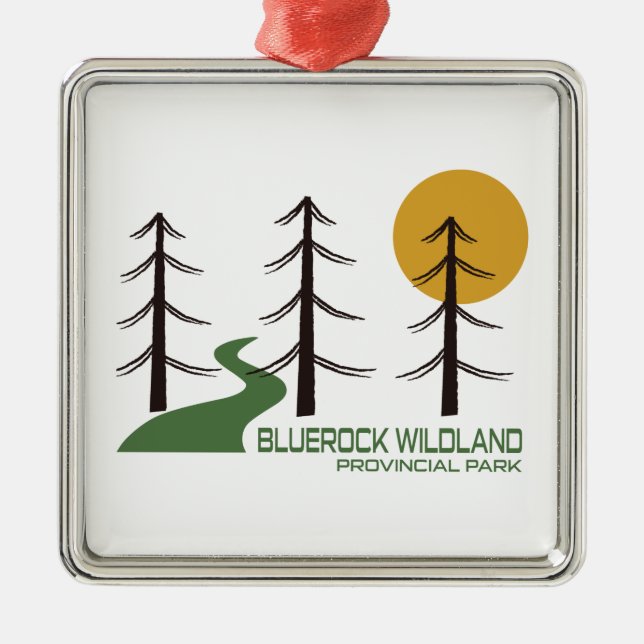 Bluerock Wildland Province Park Trail Julgransprydnad Metall (Framsidan)