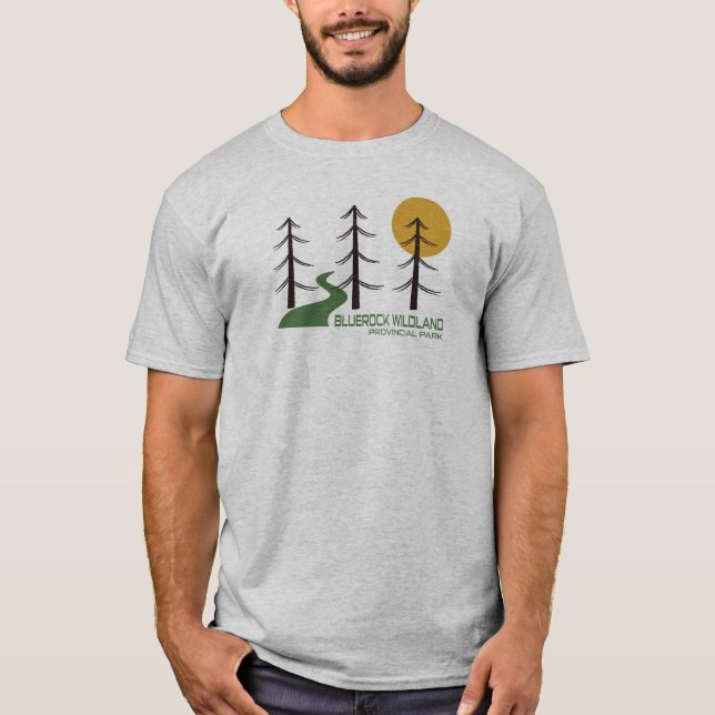 Bluerock Wildland Province Park Trail T Shirt (Framsida)