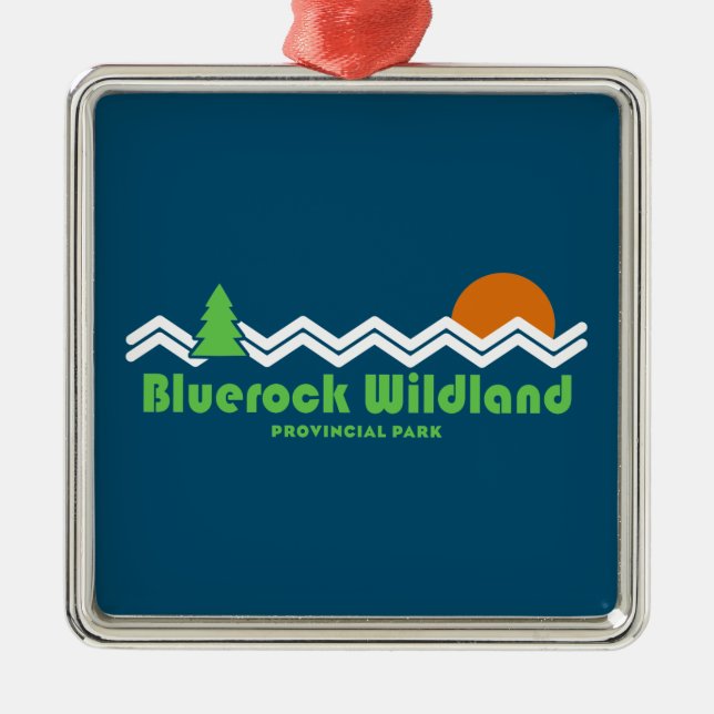 Bluerock Wildland Province Retro Julgransprydnad Metall (Framsidan)