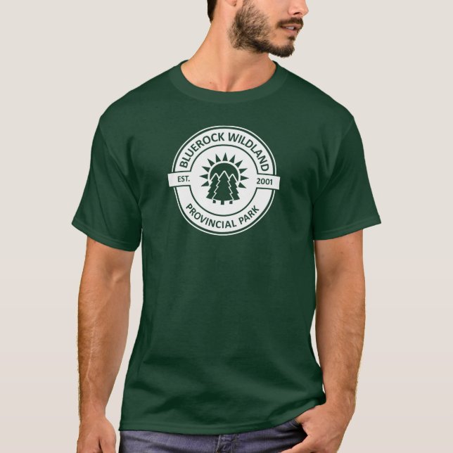 Bluerock Wildland Provincial Park Solträd T Shirt (Framsida)