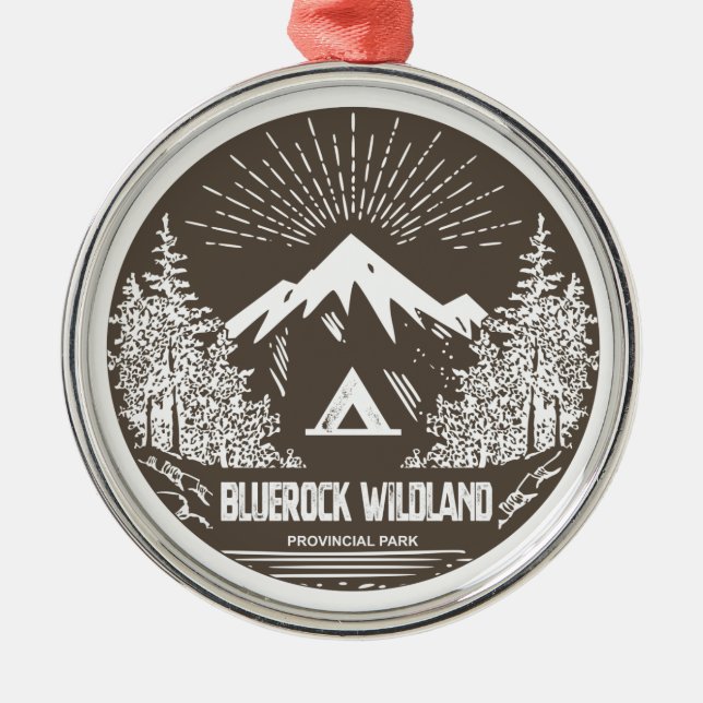 Bluerock Wildland Provinspark Julgransprydnad Metall (Framsidan)