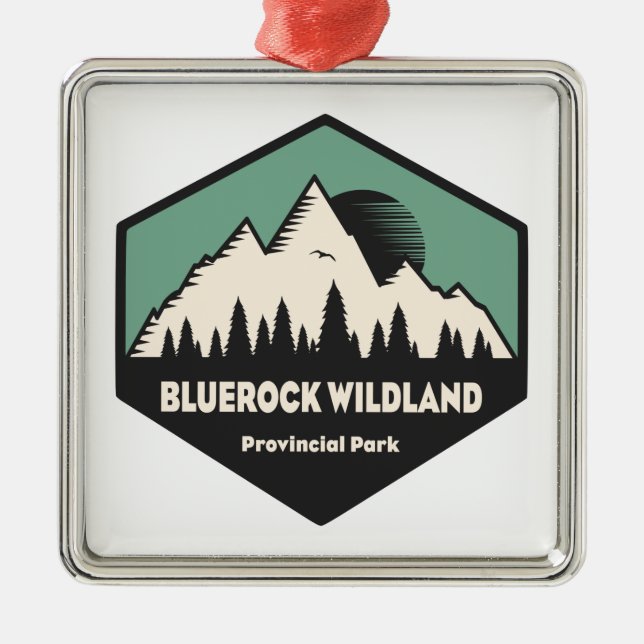 Bluerock Wildland Provinspark Julgransprydnad Metall (Framsidan)