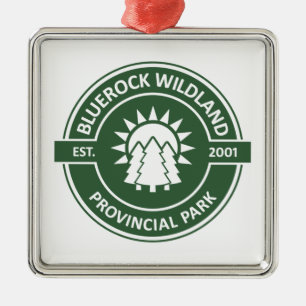 Bluerock Wildlands provinspark Sol Träd Julgransprydnad Metall