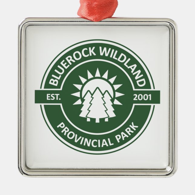 Bluerock Wildlands provinspark Sol Träd Julgransprydnad Metall (Framsidan)