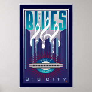 Blues 2-Poster Poster