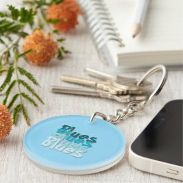 Blues Acrylic Keychain