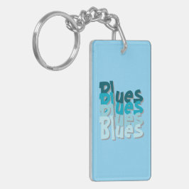 Blues Acrylic Keychain