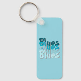 Blues Acrylic Keychain Nyckelring
