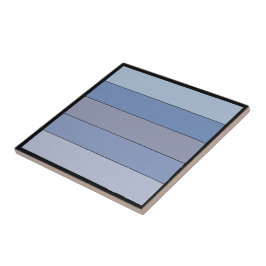 Blues and Grays Färg Rand på vattenfärgen Papper Kakelplatta