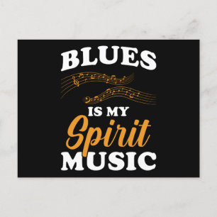 Blues är min själsmusik vykort