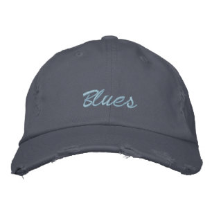 Blues Baseball Cap Broderad Keps