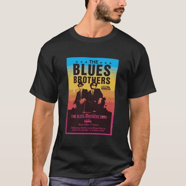 Blues Brothers Band Poster T Shirt (Framsida)