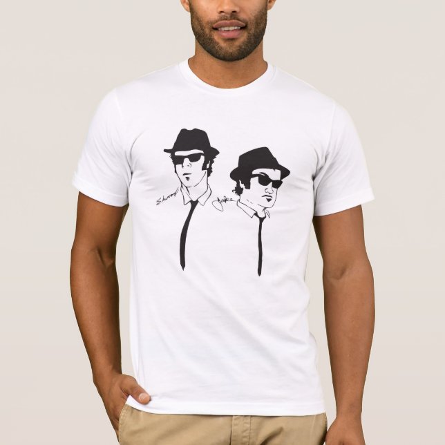 Blues Brothers Bella Canvas Tee (Framsida)