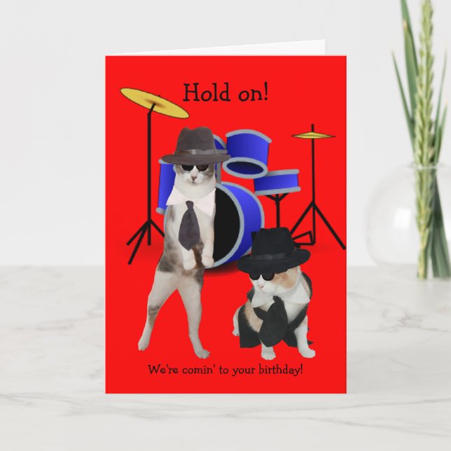 Blues Brothers Cats Kort (Framsida)