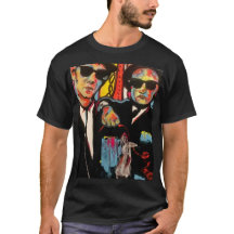 Blues Brothers Pop Art Tröja-Retro Stil