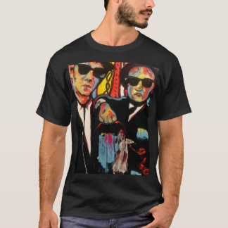 Blues Brothers Pop Art Tröja-Retro Stil T Shirt