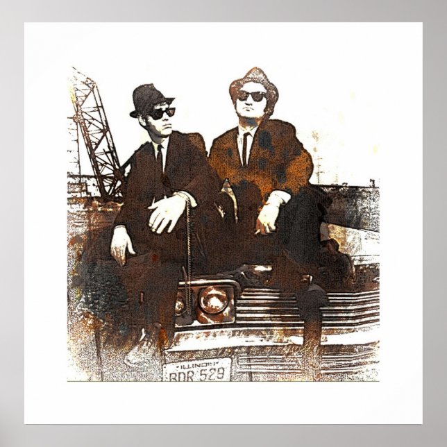 BLUES BROTHERS POSTER (Framsidan)