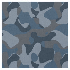 Blues Camo Tyg
